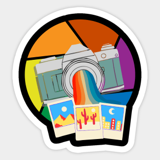 Photography Rainbow Pride Sticker